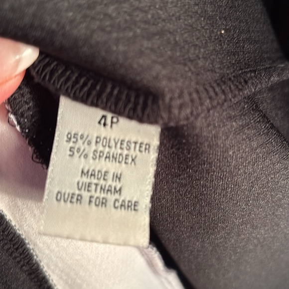 Black pleated with white skirt detail - fits up to 8 petite - Picture 8 of 8